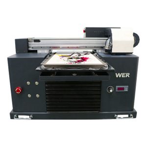 उच्च गुणवत्ता र कम मूल्य पर्यावरण विलायक flatbed प्रिंटर सस्ते मूल्य / डिजिटल flatbed टी शर्ट प्रिंटर
